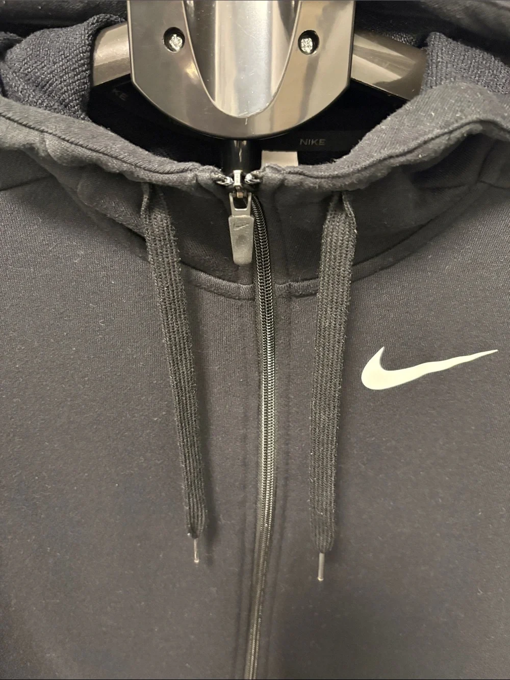 Nike Dri-Fit Full Zip Performance Hoodie ~ Small ~ Black - Picture 7 of 15